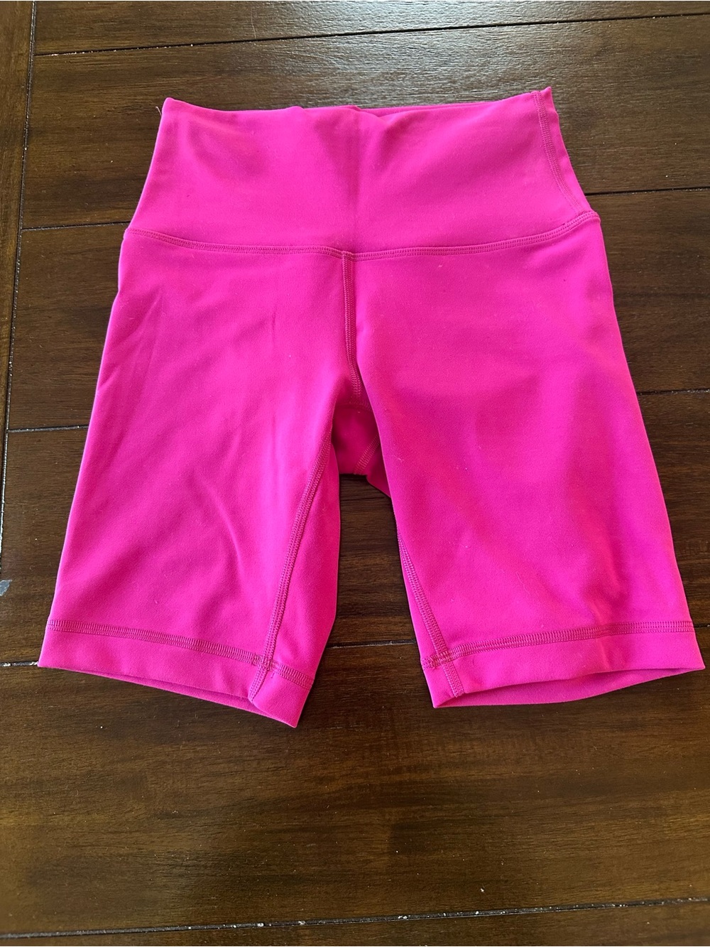 lululemon athletica Hot Pink High-Waist Bike Shorts